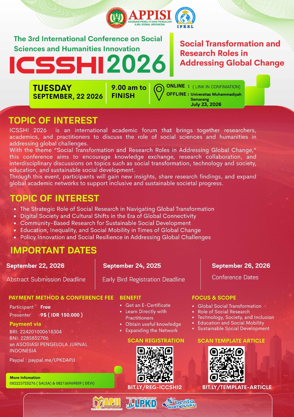 The 3rd International Conference on Social Sciences and Humanities Innovation